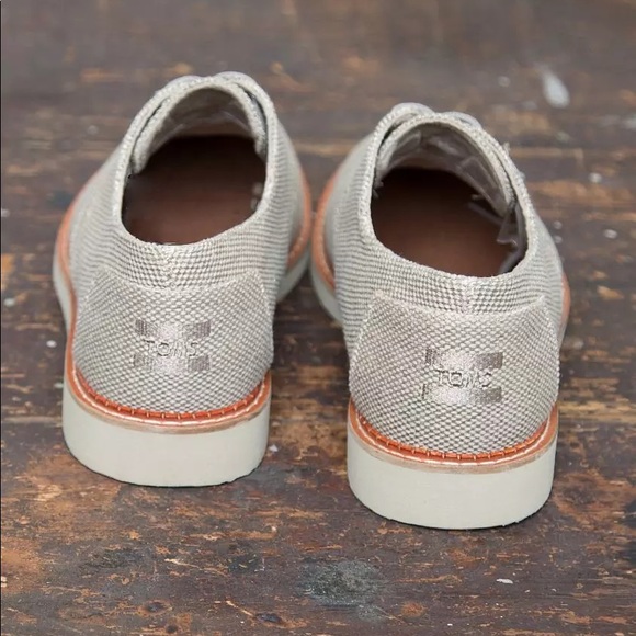 Toms Brogue Desert Taupe Farren Oxfords - Picture 3 of 10